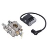 Carburetor Ignition Coil Spark Plug Filter Kit 503281504 Replacement for