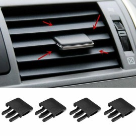 AMPRO 4x Auto Air Conditioning A/C Vent Blade Slice Clip Kit Black For Toyota Corolla