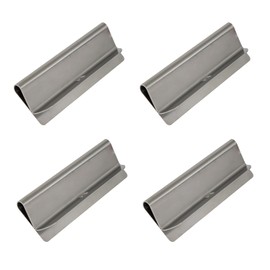 Buyers Products 8591100 Stainless Steel Mud Flap Clamps, 4 Dump/Work Truck Mud Flap Hanger for Protection and to Secure Mud Flaps, Hardware Included, Handles 1/4 in to 1/2 in Polymer & Rubber Mudflaps