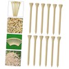 BIUDECO 100pcs Golf Tees Durable Bamboo Golf Holders for Optimal