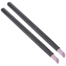 NOLITOY 2pcs Nail Polished Rod Cuticle Pusher Gentle Dead Skin Remover for Safe Nail Care Washable Manicure Tools for Professional Personal Use