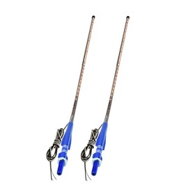 HONLEEX 2Pcs 3FT RGB LED Whip Lights 270° Auto Strobe LED Antenna Light Waterproof for Off-Road ATV UTV RZR Truck Boat Can-am.DC12V.(90cm)