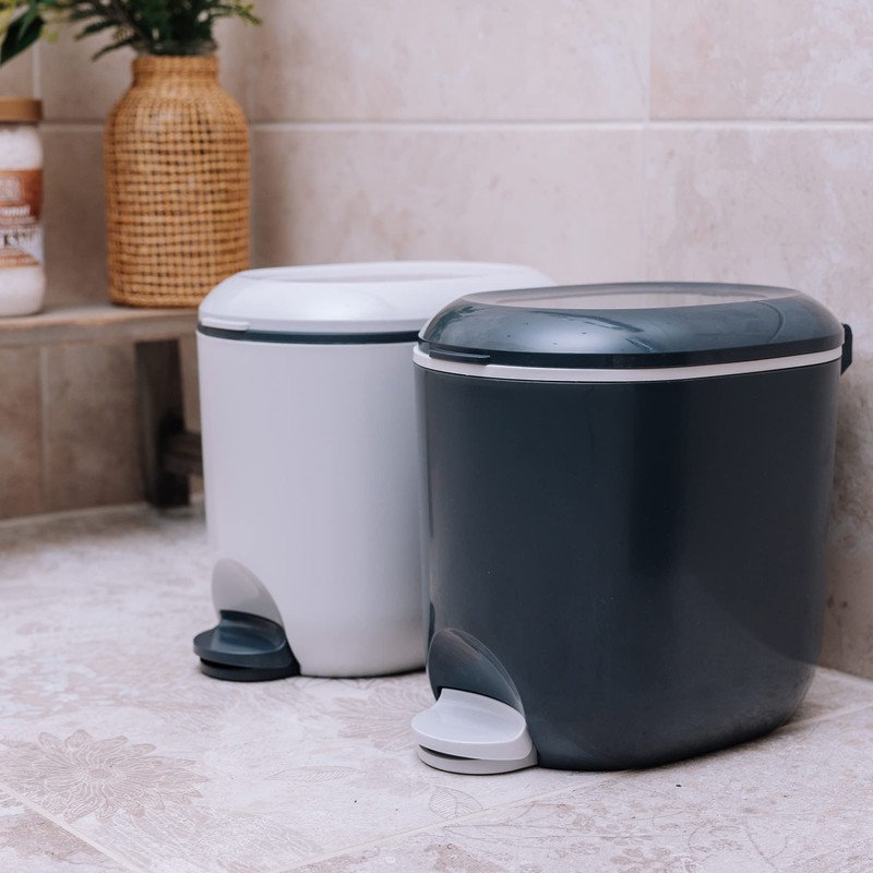 Addis Premium Deluxe Bathroom Office Pedal Bin with inner, 3.5