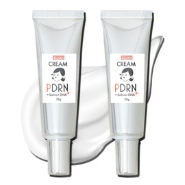 [PDRN Cream] 4Luster PDRN CREAM 1.1 oz (30 g) x 2 Bottles Set Made in Japan [Formulated with Hydrolyzed Sodium Hyaluronic Acid, Niacinamide, Ceramide] Tsuchan Beauty Cream