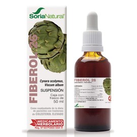 Soria Natural FIBEROL 26 - Medicamento Herbolario - 50 ml - Uso Medicinal