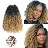 Yanky Twist Crochet Hair 10inch Ombre Pre-Twisted Bohemian Twist Curly