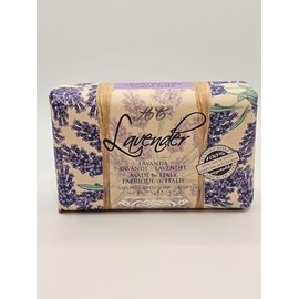 LA FLORENTINA Alighiero Campostrini edition Lavender Vegetable Luxury Soap Bar, 9.7 Oz, Made in Italy
