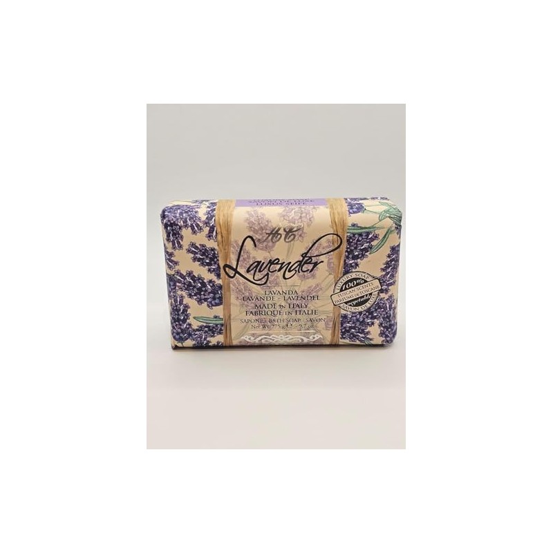 LA FLORENTINA Alighiero Campostrini edition Lavender Vegetable Luxury Soap Bar,