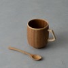 RIVERET Grande + Spoon 400ml Bamboo Dishwasher Safe RV-208S (Brown)