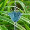 Tfro & Cile Gutter Rain Chain Blue Downspout Substitution Decorative