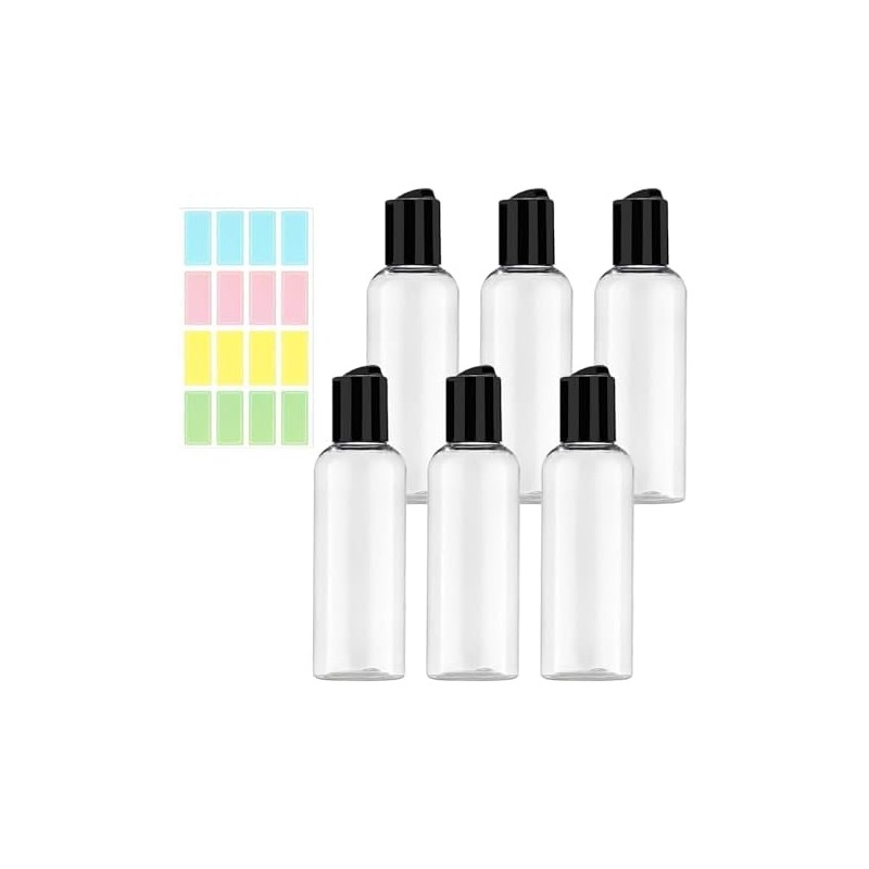Janety 6 Piezas Botellas de Viaje Reutilizables 100 ml, Set