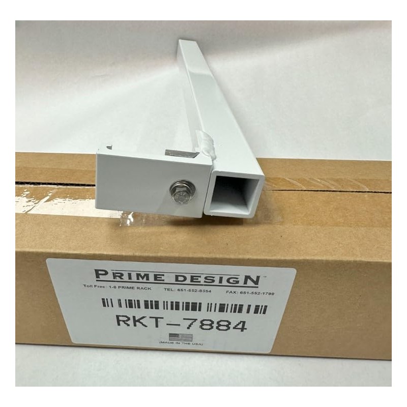 Prime Design Ladder Rack Double Ladder L-Post, Gen4 Square Cap,