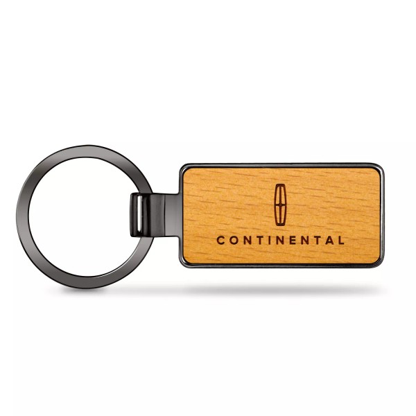 iPick Image Lincoln Continental Laser Engraved Maple Wood Gray Gunmetal