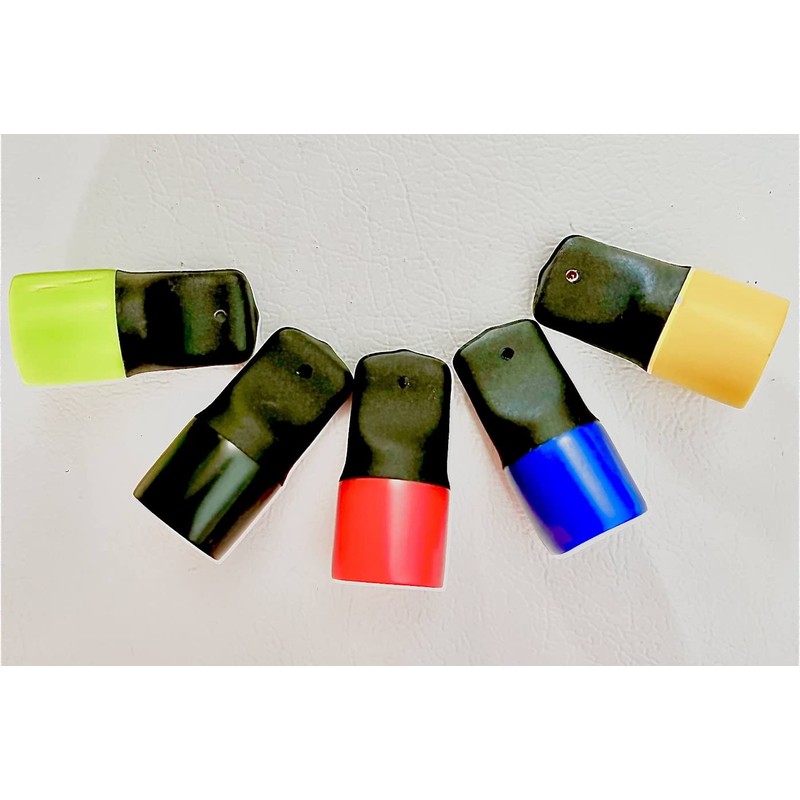 EZ Tank Cap Scuba Tank Valve Cover Yellow 2 Pack