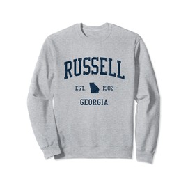 Russell GA Vintage Athletic Sports JSN1 Sweatshirt