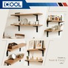 4 Pack 6 x 14 Inch Heavy Duty Shelf Brackets,