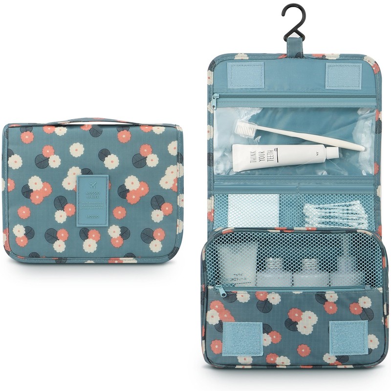 Mossio Hanging Toiletry Bag - Large Cosmetic Makeup Travel Organizer