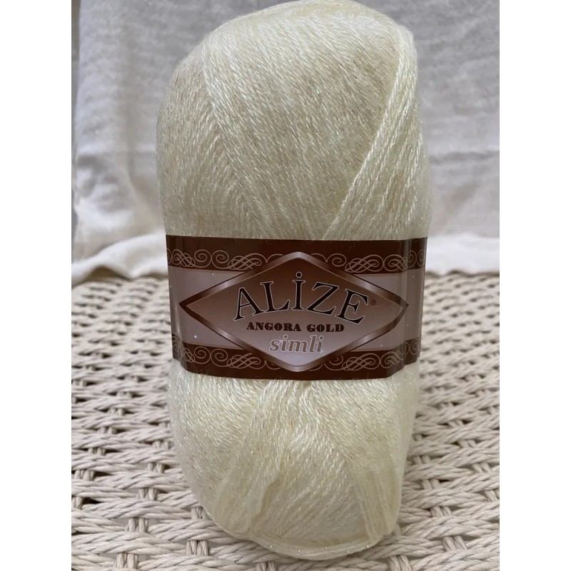 Estambre Angora Gold Simli Paq C/2 Pzas De 100g Elige