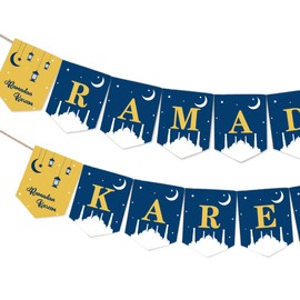 Eid Mubarak Banner Mubarak Party Decoration Ramadan Party Decorations Supplies (ramadan mubarak 2)