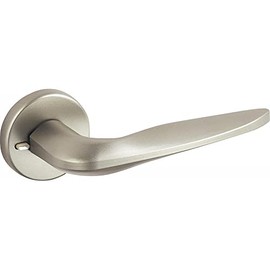 Panasonic Veritis MJE2HA12ST Interior Door Lever Handle A1 Type Partition Lock, Satin Silver Color (Painted)