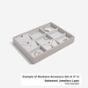 Stackers Taupe Classic Statement Jewellery Compartment