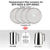 Secura French Press Replacement Screens, Stainless Steel Reusable Mesh Filter