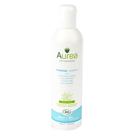 Aurea Aloe Vera Shampoo - Moisturizes And Soothes Hair Fibres - Restores Volume To Your Hair - Accelerates Hair Growth - Respects The Natural pH - Suitable For All Hair Types - 8.4 Oz