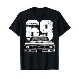 1969 69 Chevys Nova 2 Classic Car Old School Muscle Car T-Shirt