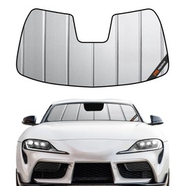 Pigenius Windshield Sunshade for Toyota GR Supra 2020-2025 with Rearview Mirror Camera - Safeguard