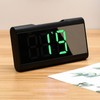 Alarm Clock LED Digital Display Mirror USB Charging Desktop Clock