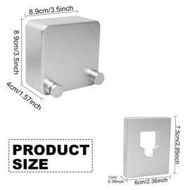 Retractable Washing Line, 4.2 m Adjustable Rope Drying Clothes, Stainless Steel Wall Mounted, Retractable Washing Line for Indoor, Balcony, Bathroom, Laundry (Silver)