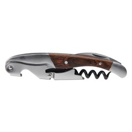 Sumnhay Elegant Premium Wood Handle Wine Opener –3-in-1 Ergonomic Waiters Corkscrew with Effortless Design for Smooth Cork Removal