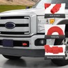 Red Tow Hook Covers Fit for Frod F250 F350 F450