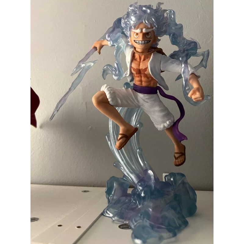Jextech Figura One Piece Monkey D Luffy Gear 5 Relámpago