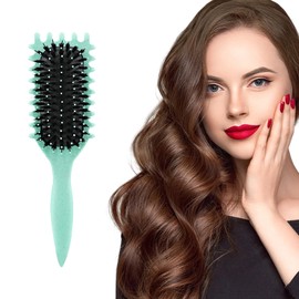 Curling Brush, Curly Hair Brush, Haarbürste für Locken zum Entwirren, Formen und Definieren von Locken für Damen