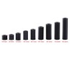 Akozon 100Pcs M3 Female Hex Threaded Spacer Standoff Black Nylon