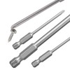 Eyech 16pcs Long Screwdriver Bits Set Cross+Slotted+Torx+Hex Head Screwdriver Bits