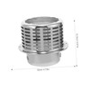 OSALADI Stainless Steel Exhaust Vent Cap Outside Vent Cover Wall-Mounted