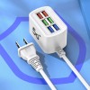 Universal Multi 6 Port USB Hub Wall Charger Station Fast