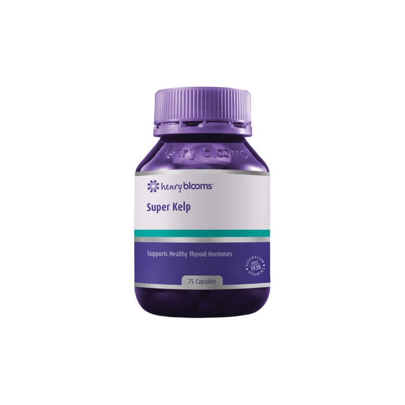 Henry Blooms Super Kelp 75 Vegetarian Capsules