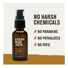 Every Man Jack Beard Oil Aceite Para Barba Hidratante Aged Bourbon