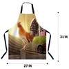 BGBDEIA Rooster Apron Adjustable Neck Bib Apron for Men Women,Suitable