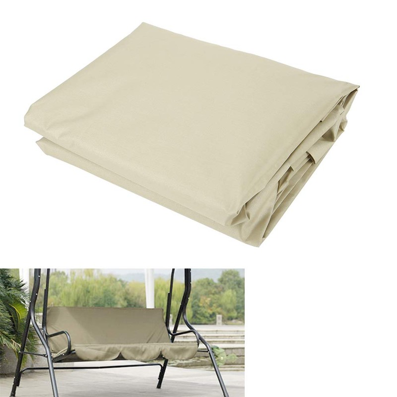 Swing Cushion Cover Replacement, Waterproof Outdoor Swing Seat Cover 3
