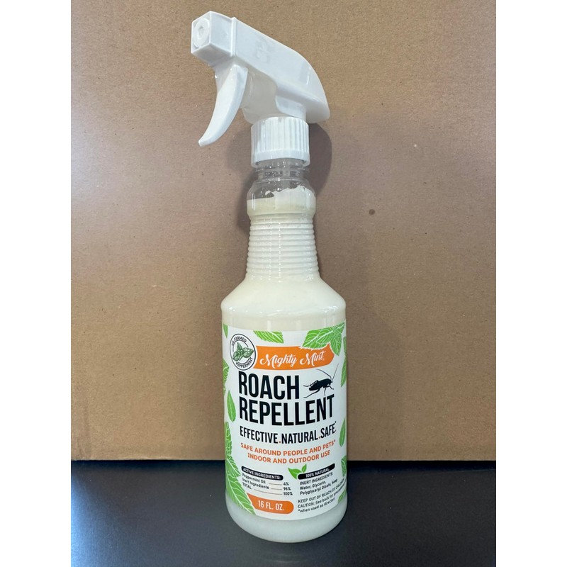 Mighty Mint Peppermint Oil Roach Repellent Spray – Natural Cockroach