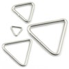 Bluemoona 25 Pcs - 19mm 3/4" Triangles Rings for Belt
