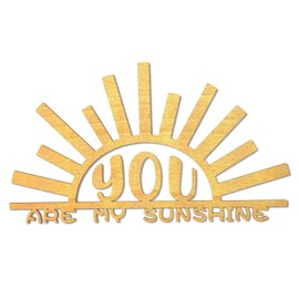 KOYILTD You Are My Sunshine Wall Decoration Boho Nursery Decoration Wooden Wall Hanging Art Sunshine Nursery Decor Boho Wall Art for Home Office Nursery Playroom (Unique)