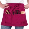 La cordeline TJCBO Burgundy Garden Apron, 2 x 64 x