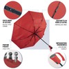 PERLETTI Women's Pocket Umbrella with Automatic Opening and Closing -
