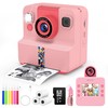 Nreonrick Kids Camera Instant Print, Selfie Digital Instant Cameras, Reversible
