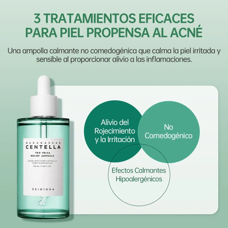 Skin1004 Kit Centella Madagascar Antiacné Tea-trica 4 Pzs
